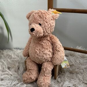 Steiff Jimmy Teddy Bear 12 Inch Plush Teddy Bear Stuffed Animal New With Tags